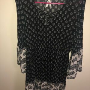 Mudd Black and White Dress